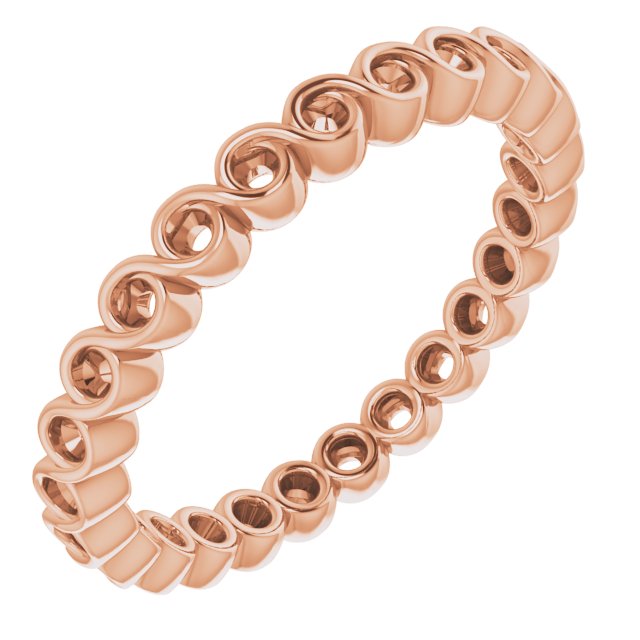 Bezel-Set Eternity Band