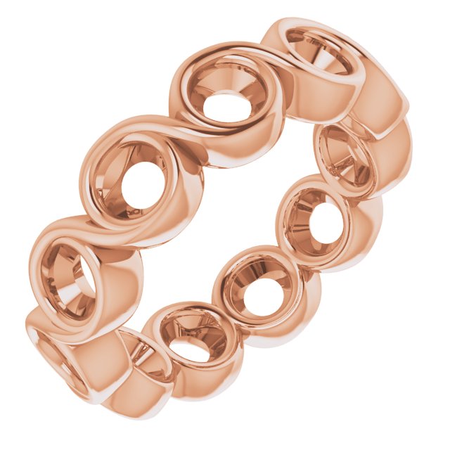 Bezel-Set Eternity Band