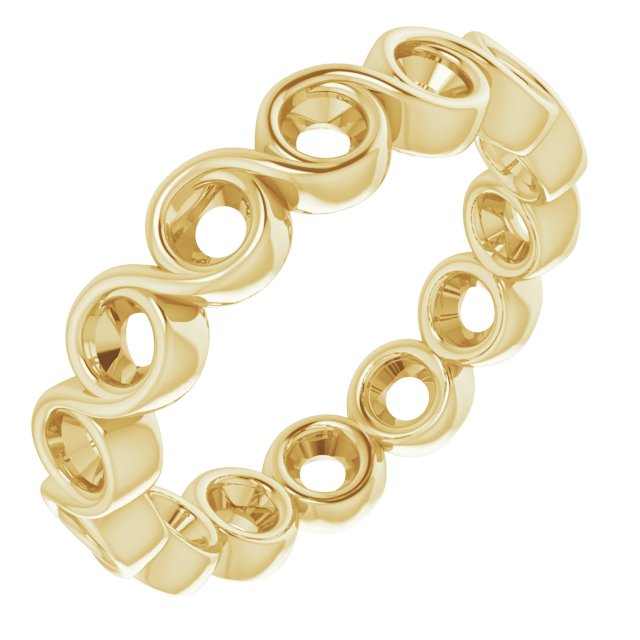 Bezel-Set Eternity Band
