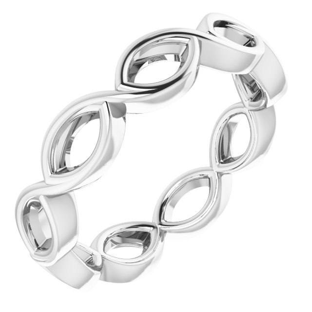 Bezel-Set Eternity Band