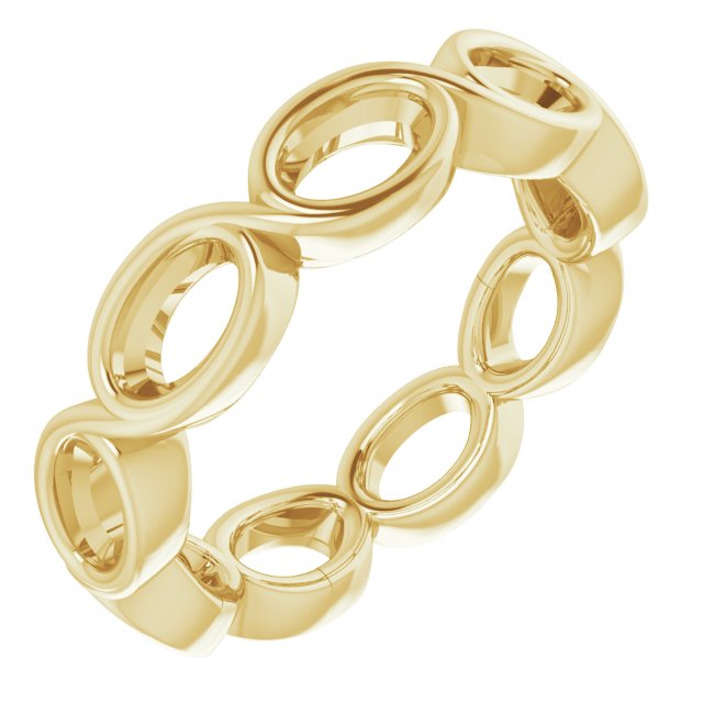 Bezel-Set Eternity Band