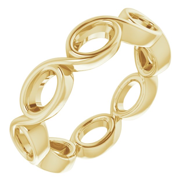 Bezel-Set Eternity Band