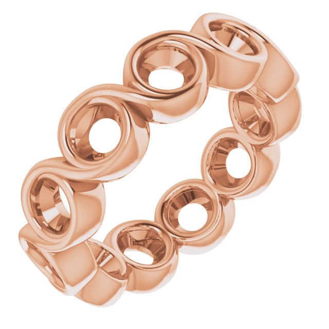 Bezel-Set Eternity Band