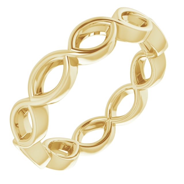 Bezel-Set Eternity Band