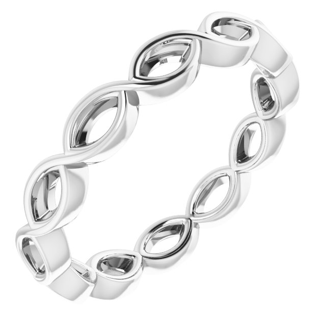 Bezel-Set Eternity Band