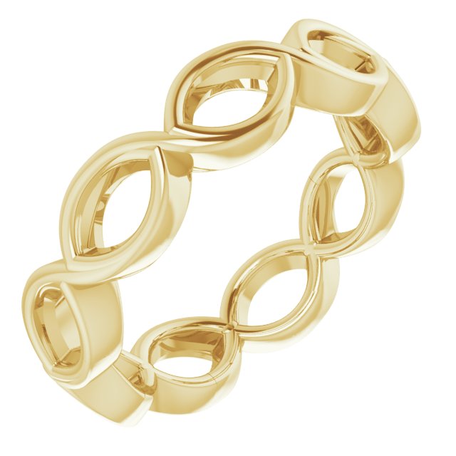 Bezel-Set Eternity Band