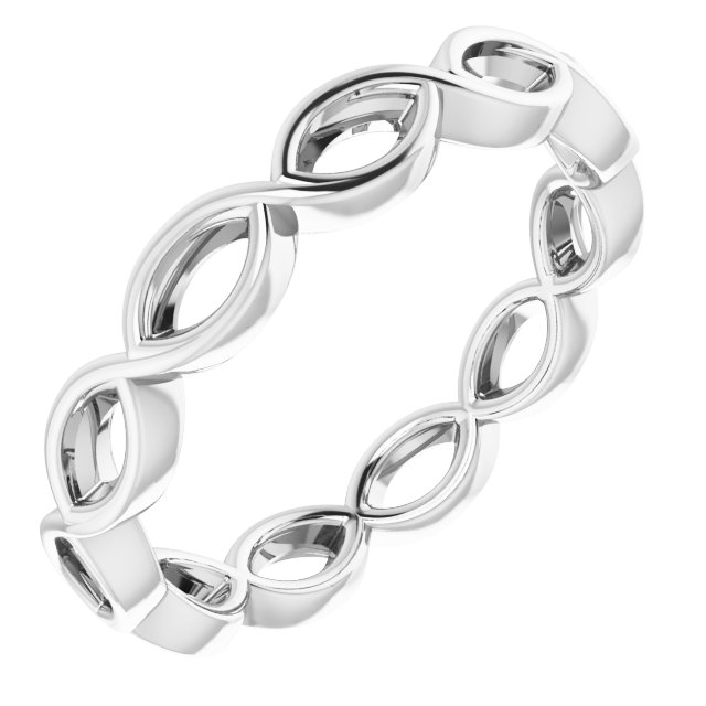 Bezel-Set Eternity Band