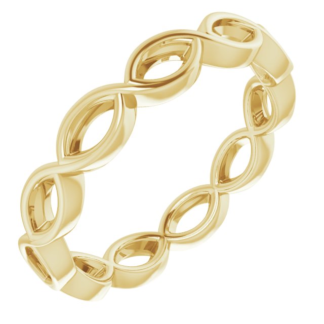Bezel-Set Eternity Band