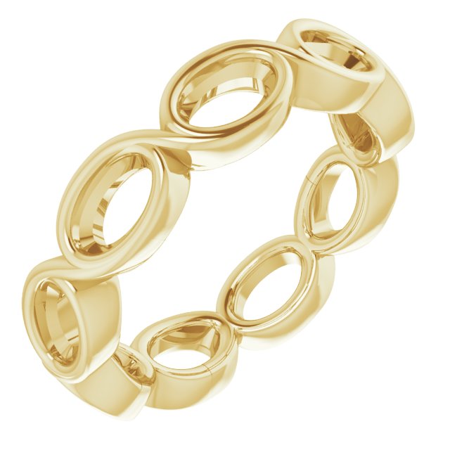 Bezel-Set Eternity Band