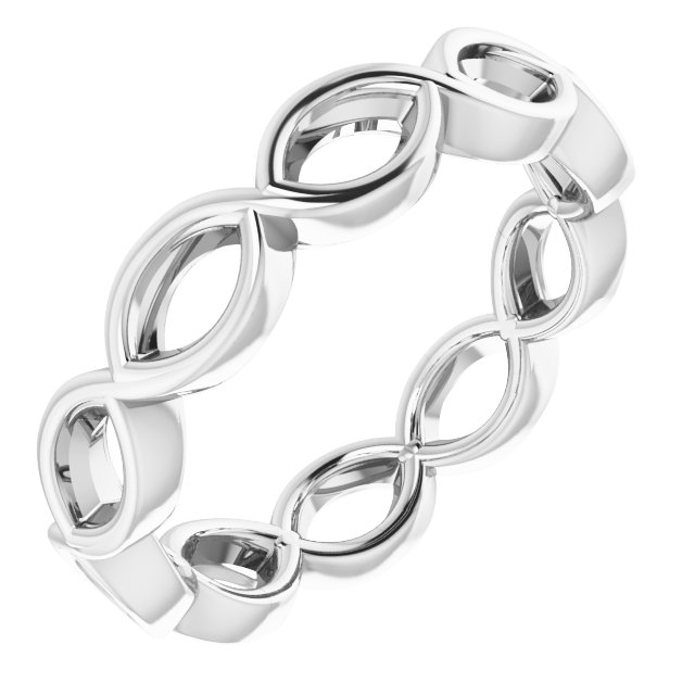 Bezel-Set Eternity Band