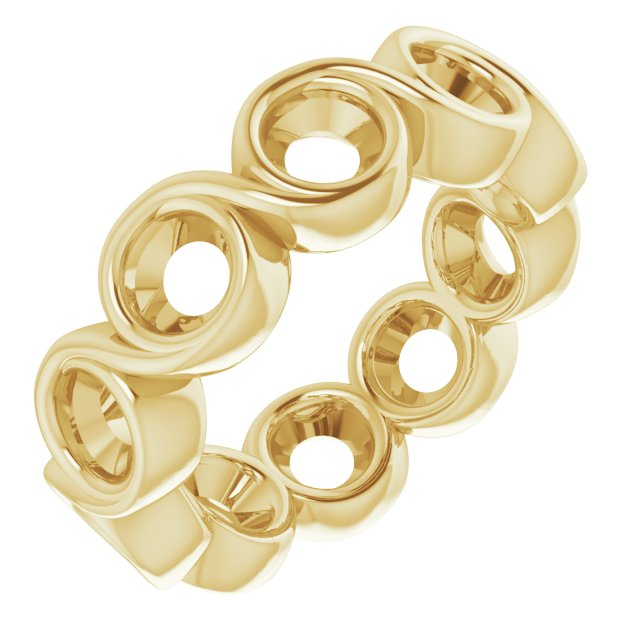 Bezel-Set Eternity Band