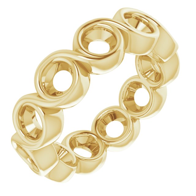 Bezel-Set Eternity Band