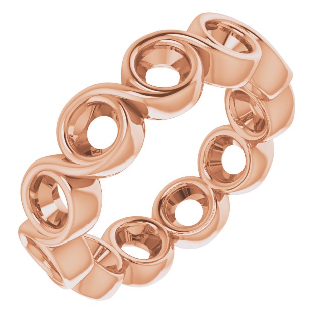 Bezel-Set Eternity Band