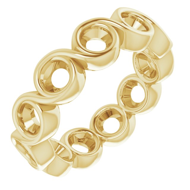 Bezel-Set Eternity Band