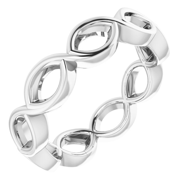 Bezel-Set Eternity Band
