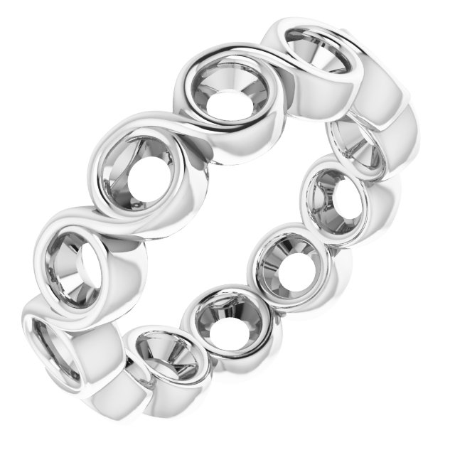 Bezel-Set Eternity Band