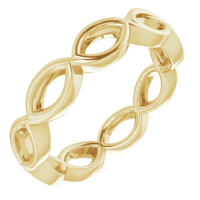 Bezel-Set Eternity Band
