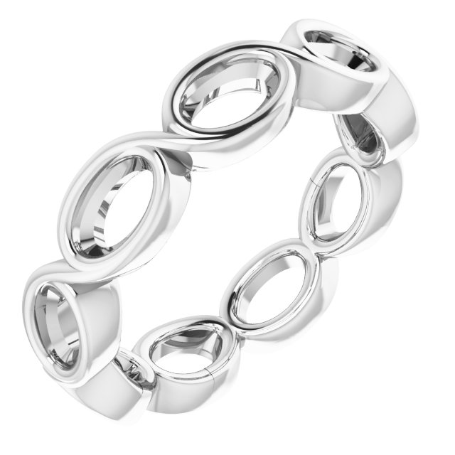 Bezel-Set Eternity Band