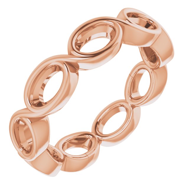 Bezel-Set Eternity Band