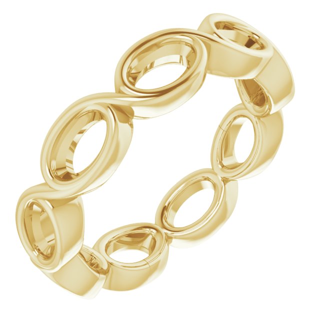 Bezel-Set Eternity Band
