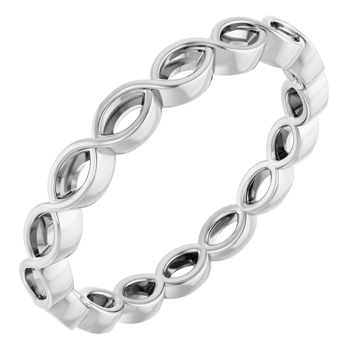 Bezel-Set Eternity Band