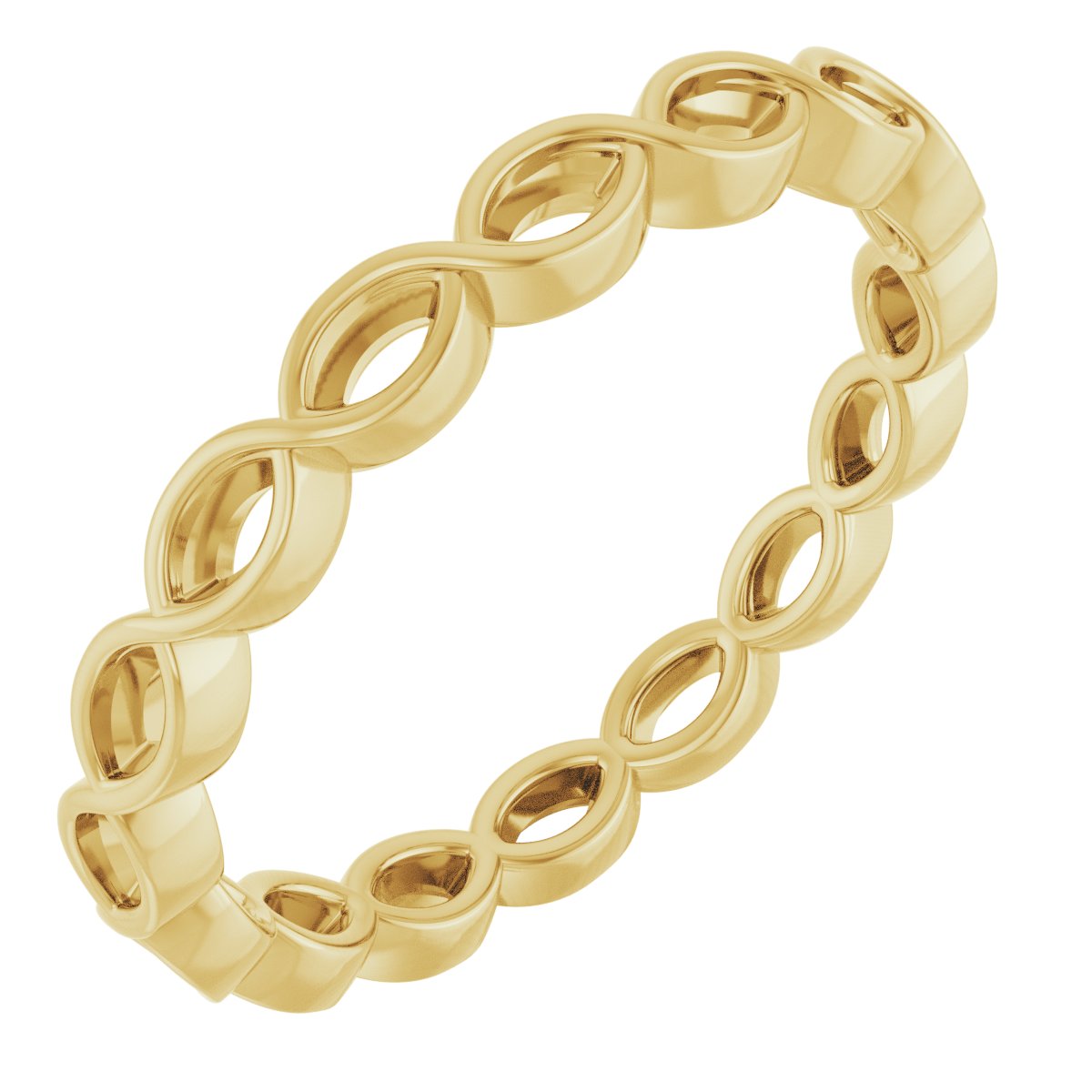 Bezel-Set Eternity Band
