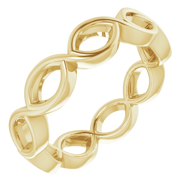 Bezel-Set Eternity Band