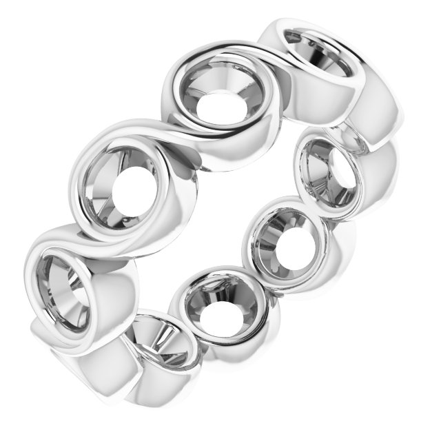 Bezel-Set Eternity Band