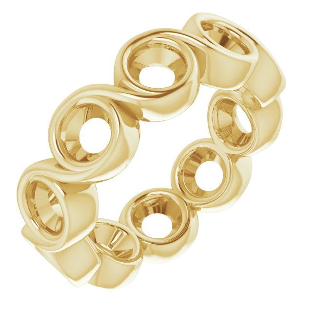 Bezel-Set Eternity Band