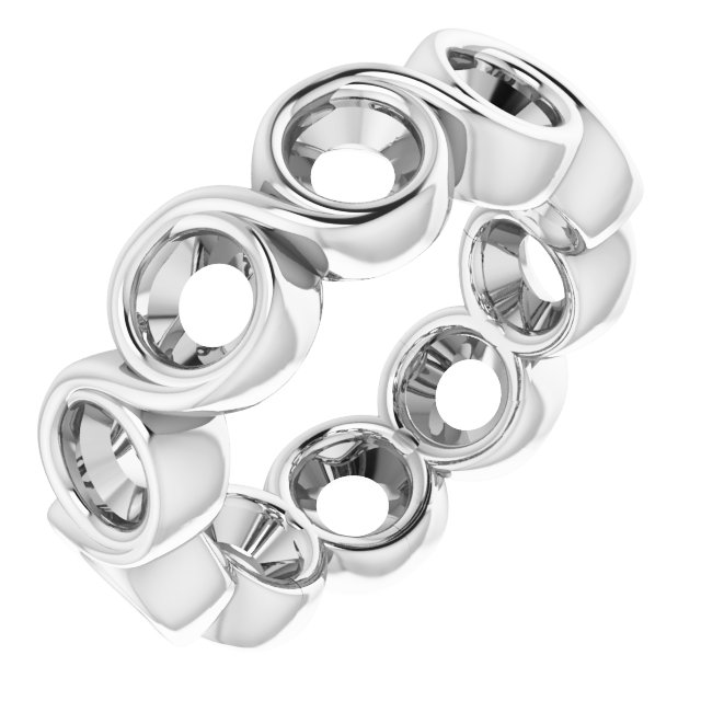 Bezel-Set Eternity Band