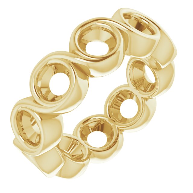 Bezel-Set Eternity Band