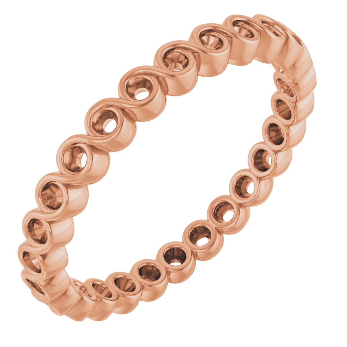 Bezel-Set Eternity Band