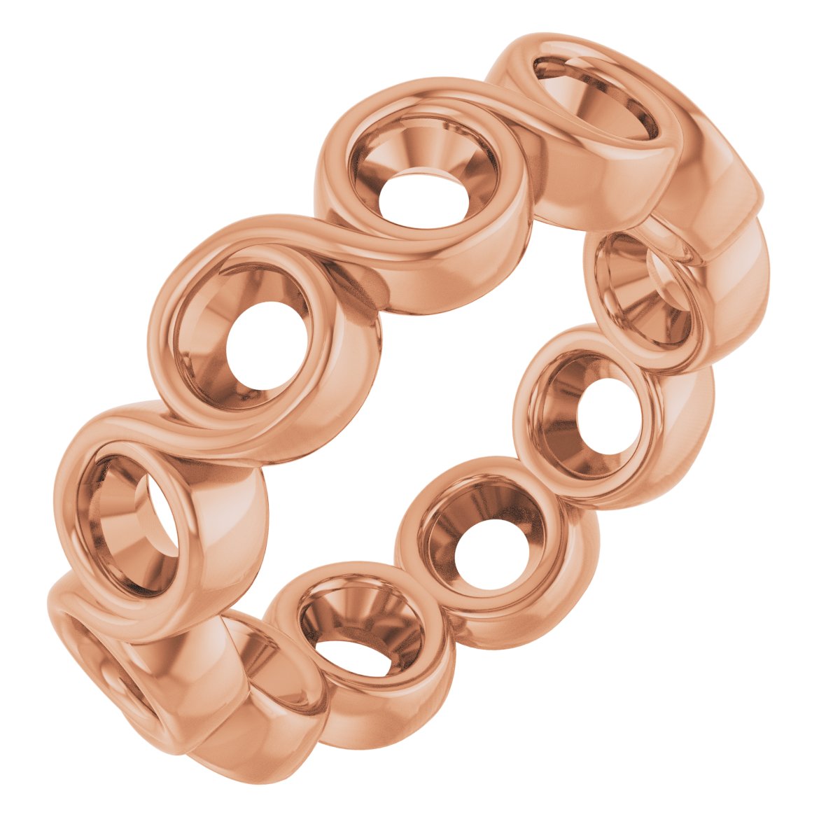 Bezel-Set Eternity Band
