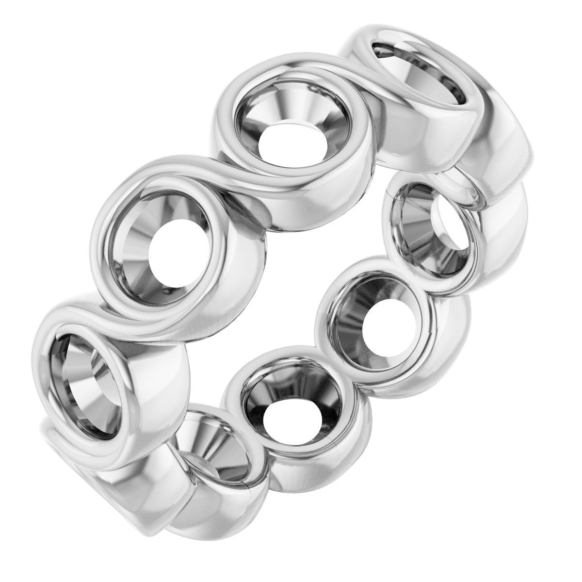 Bezel-Set Eternity Band
