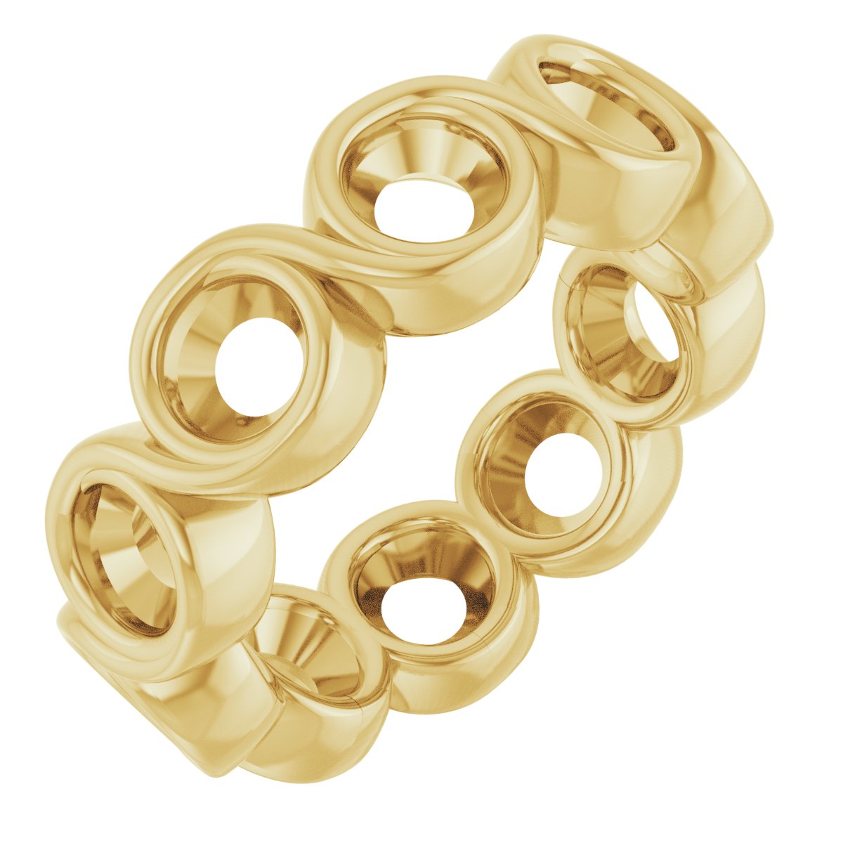 Bezel-Set Eternity Band