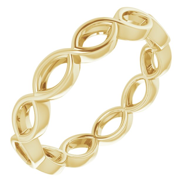 Bezel-Set Eternity Band