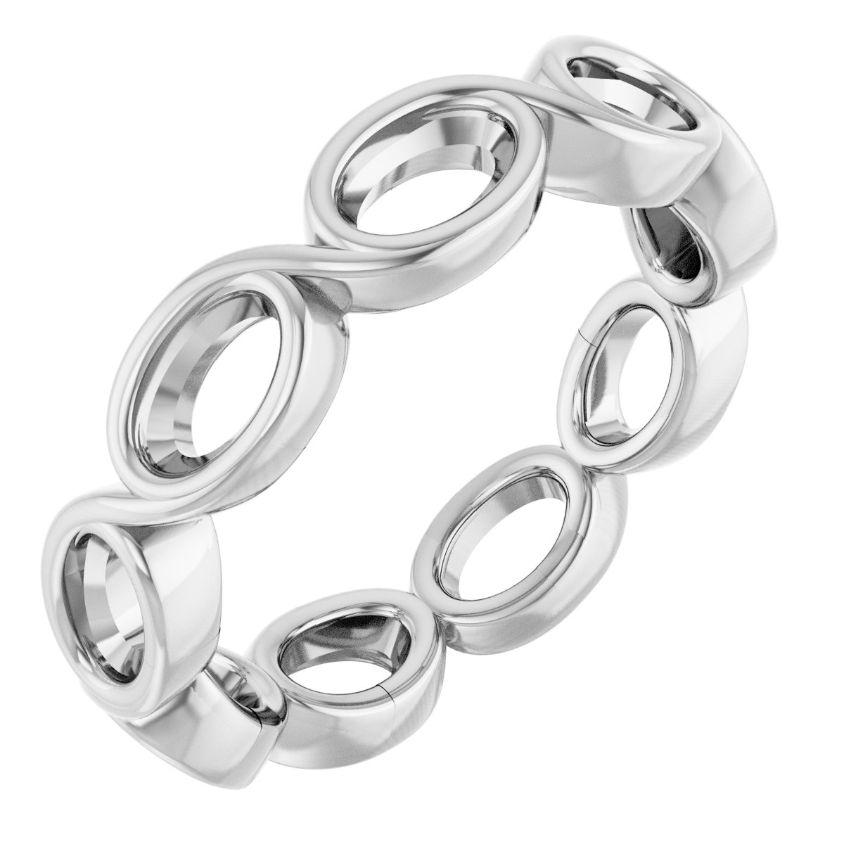 Bezel-Set Eternity Band