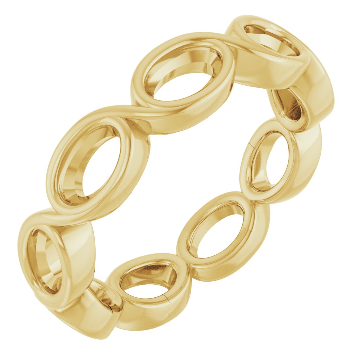 Bezel-Set Eternity Band