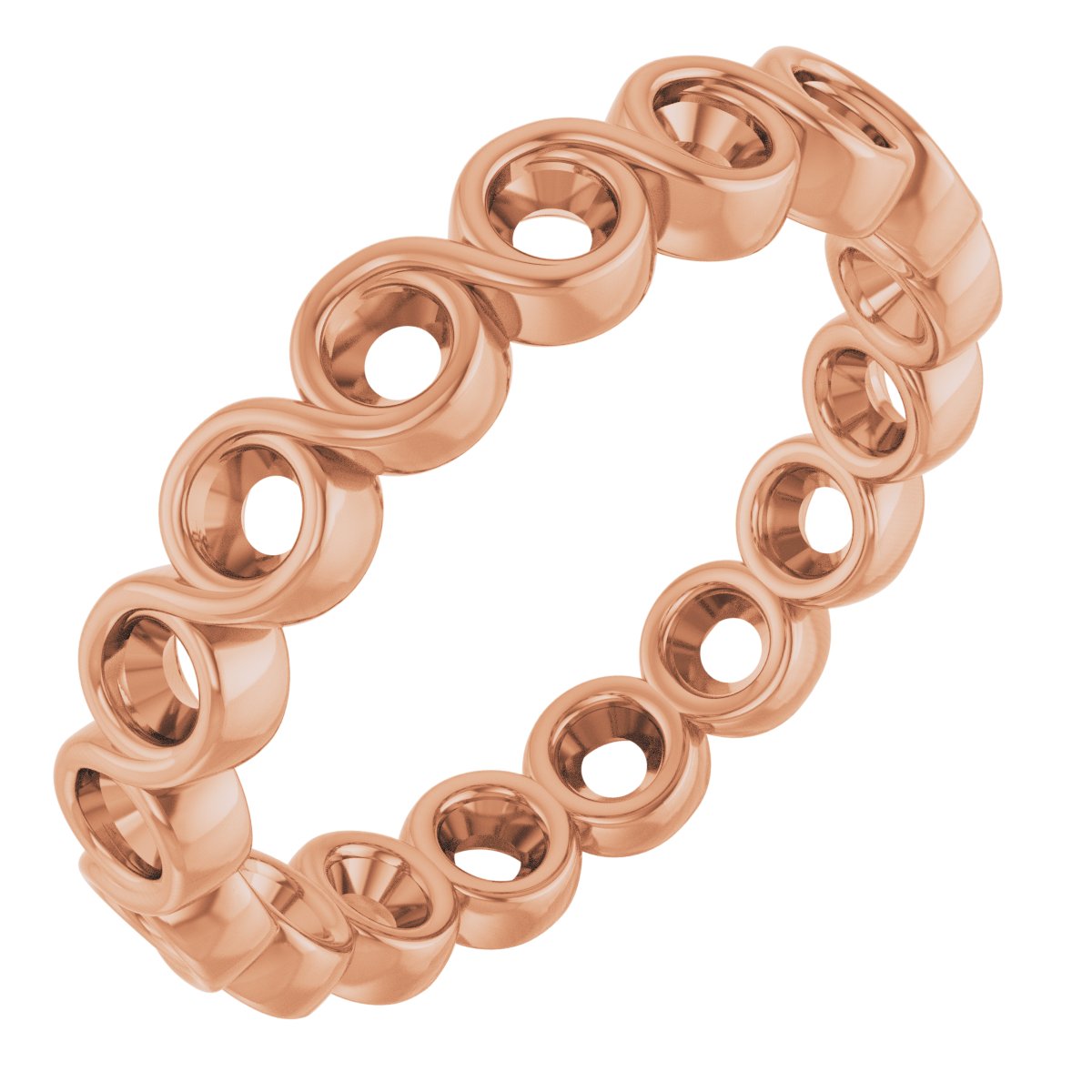 Bezel-Set Eternity Band