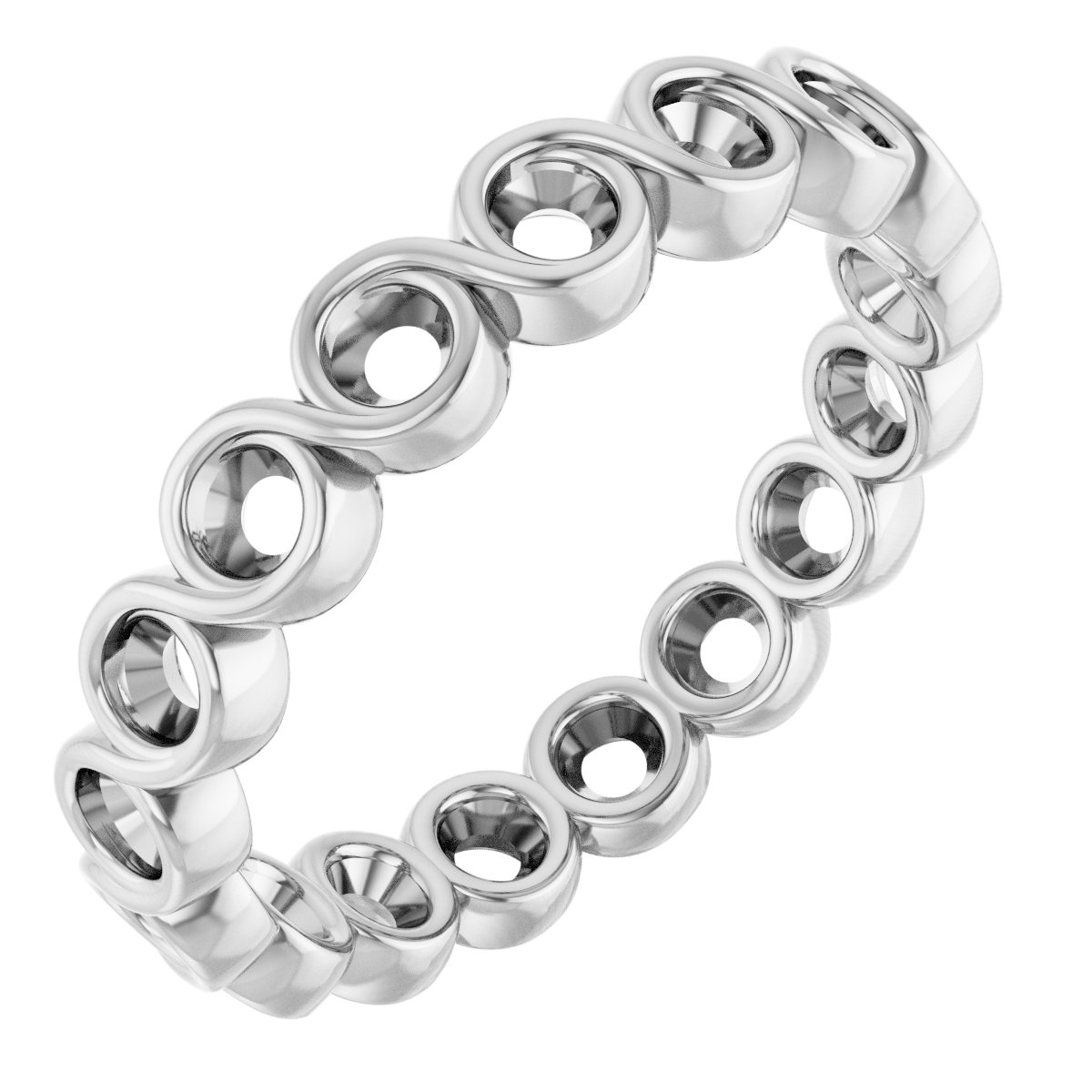 Bezel-Set Eternity Band