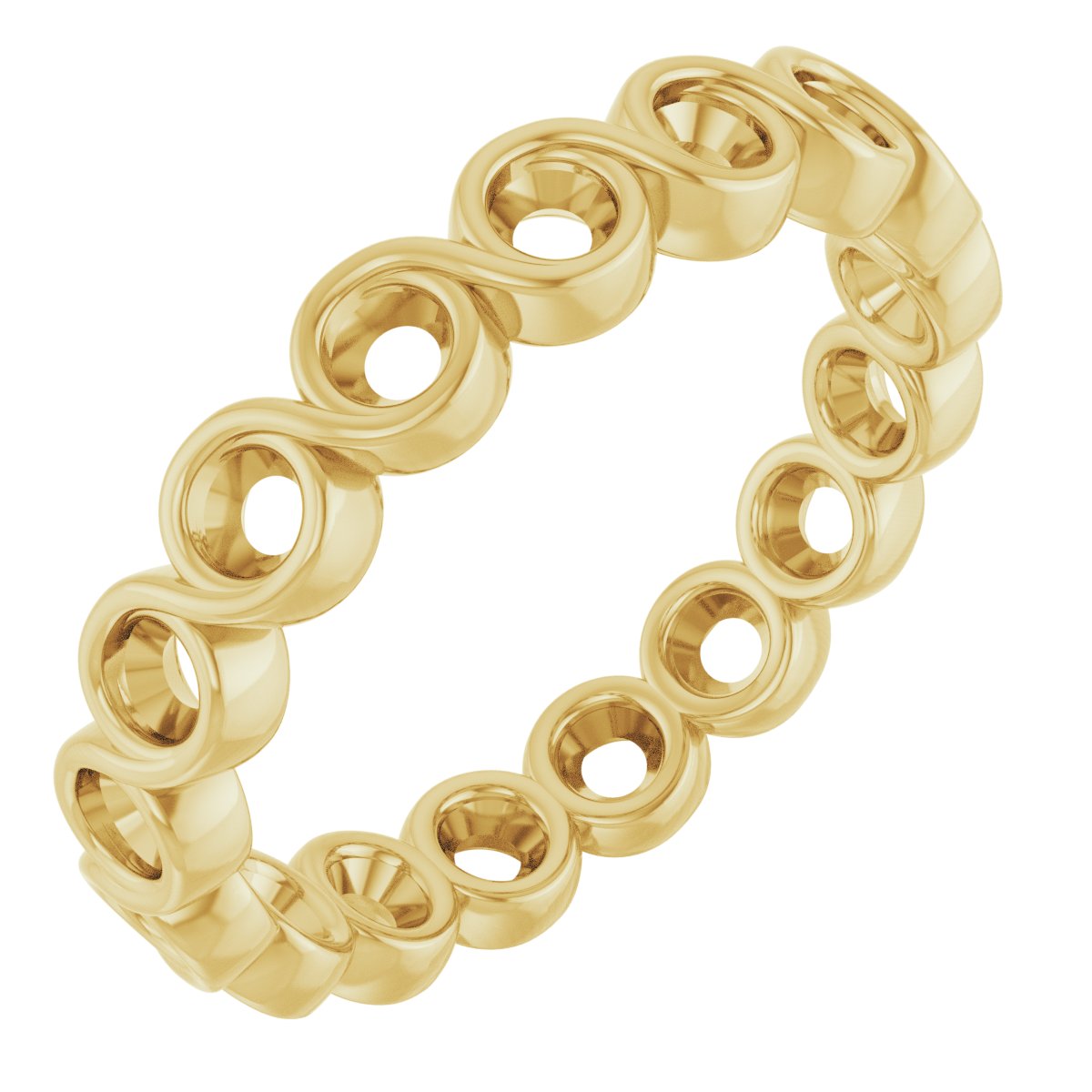 Bezel-Set Eternity Band