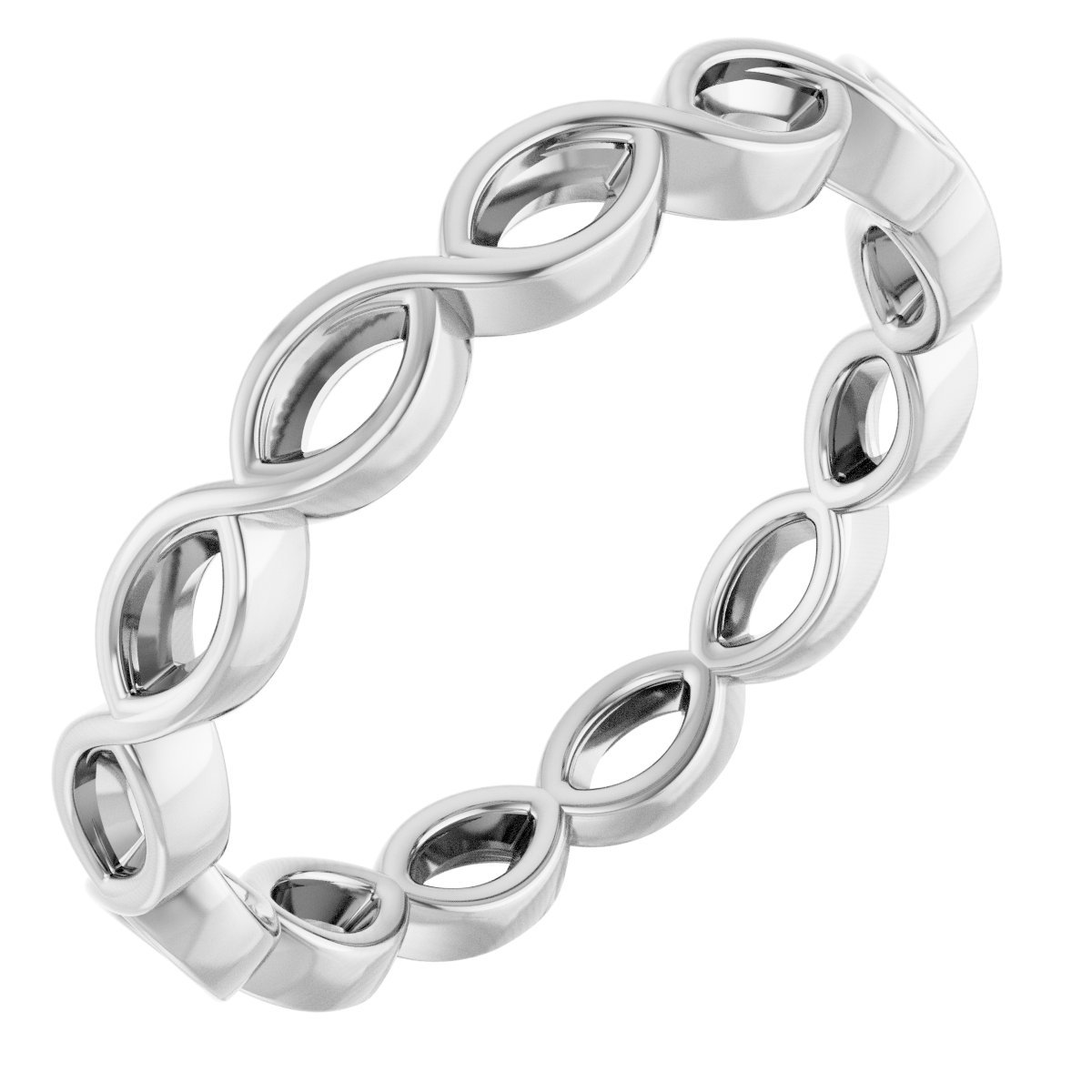 Bezel-Set Eternity Band