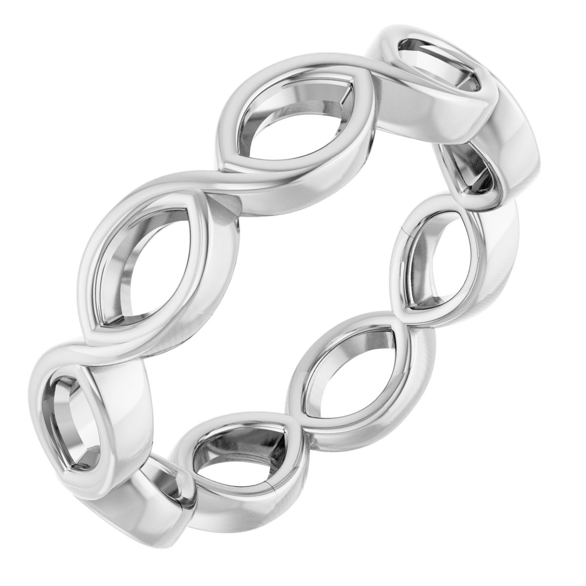 Bezel-Set Eternity Band