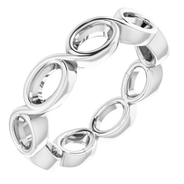 Bezel-Set Eternity Band