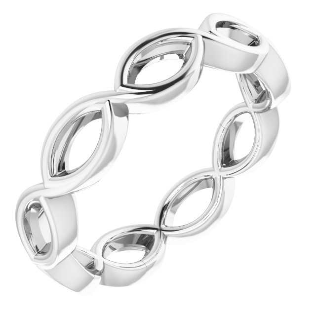 Bezel-Set Eternity Band