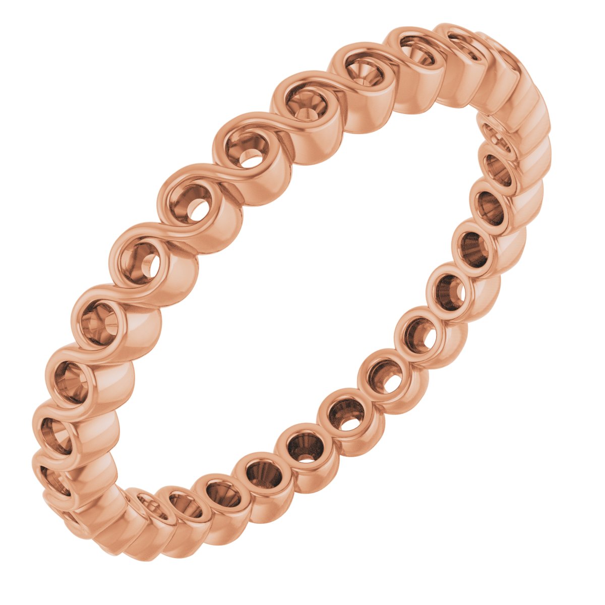 Bezel-Set Eternity Band