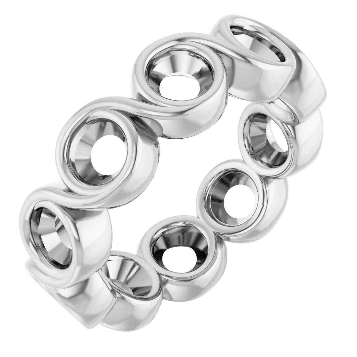 Bezel-Set Eternity Band