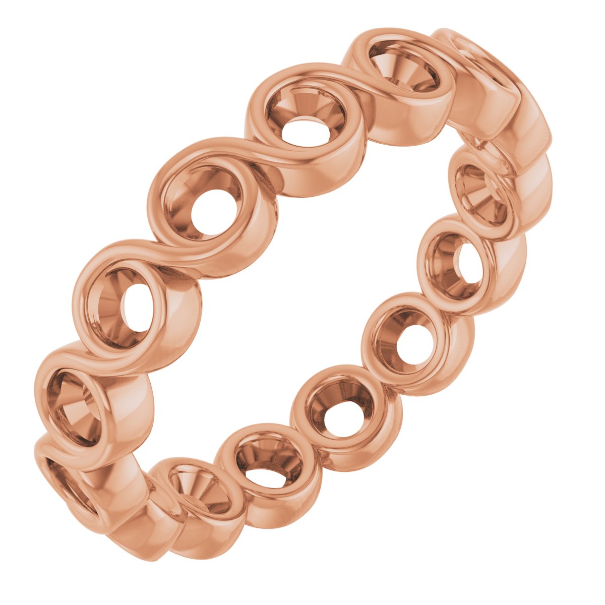 Bezel-Set Eternity Band