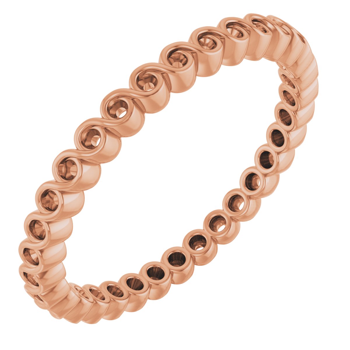 Bezel-Set Eternity Band