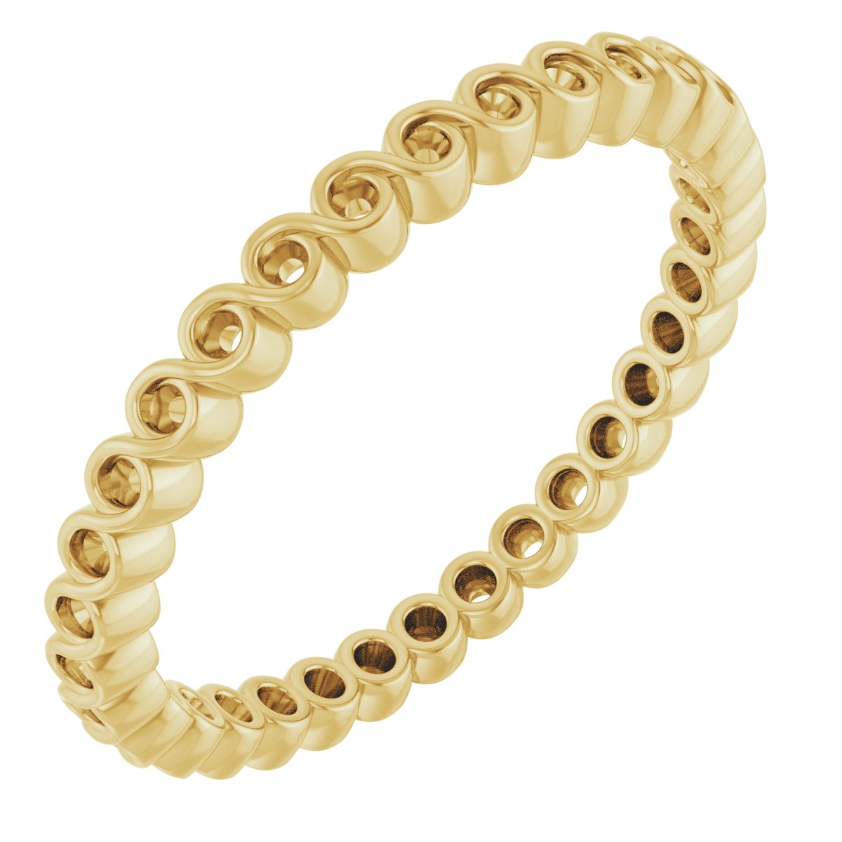 Bezel-Set Eternity Band
